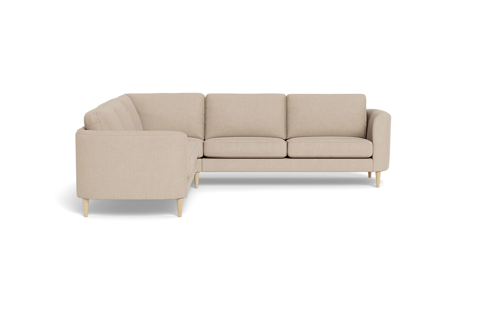 Symfoni 2018 hjørnesofa - armlæn 19 - Rebel stof - Shitake