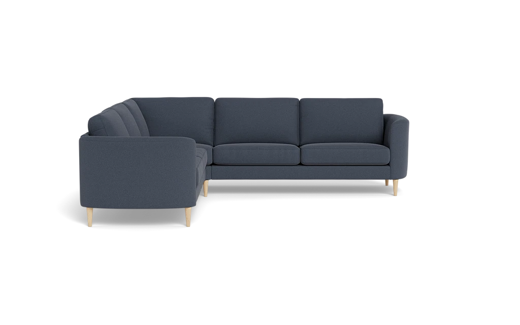 Symfoni 2018 hjørnesofa - armlæn 19 - Bloq stof - Dark Blue