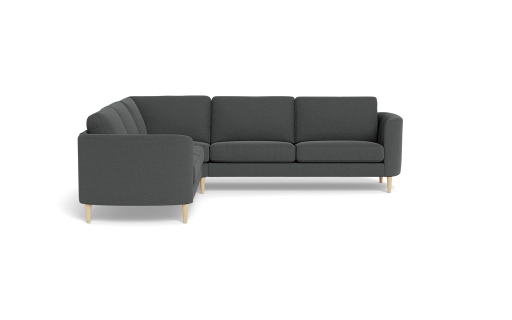 Symfoni 2018 hjørnesofa - armlæn 19 - Bloq stof - Grey