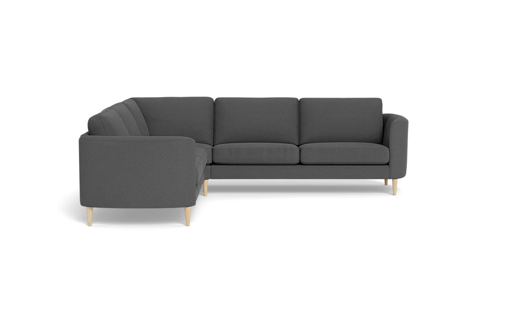Symfoni 2018 hjørnesofa - armlæn 19 - New Ocean stof - Graphite