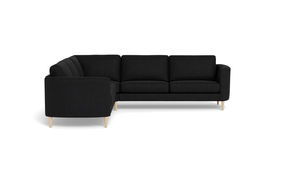 Symfoni 2018 hjørnesofa - armlæn 19 - Vila stof - Black