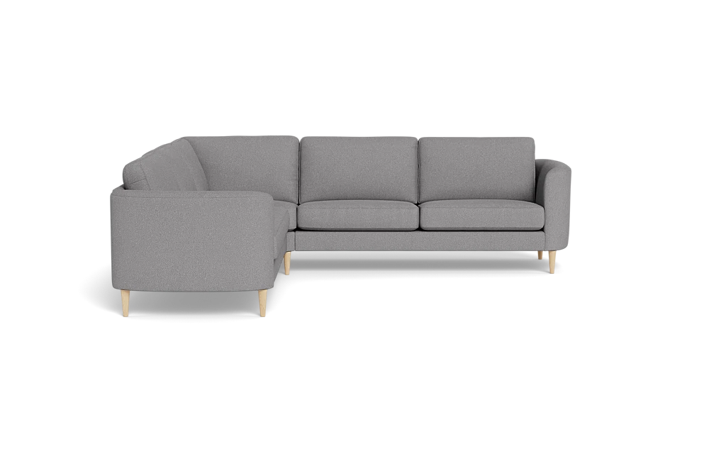 Symfoni 2018 hjørnesofa - armlæn 19 - Bloq stof - Zinc