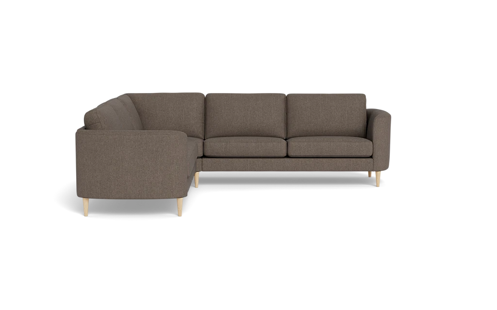 Symfoni 2018 hjørnesofa - armlæn 19 - Vila stof - Light Brown