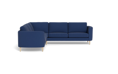 Symfoni 2018 hjørnesofa - armlæn 19 - New Ocean stof - Dark blue