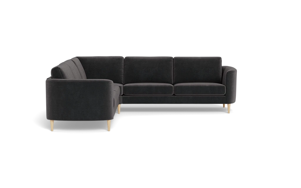Symfoni 2018 hjørnesofa - armlæn 19 - Adore velour - Anthracite