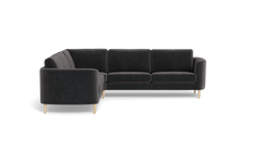 Symfoni 2018 hjørnesofa - armlæn 19 - Adore velour - Anthracite