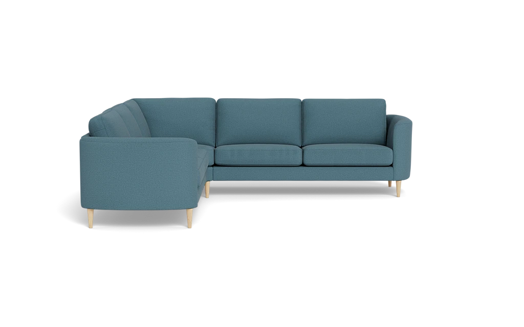 Symfoni 2018 hjørnesofa - armlæn 19 - New Ocean stof - Dark turquise