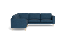 Symfoni 2018 hjørnesofa - armlæn 19 - Vila stof - Dark Blue