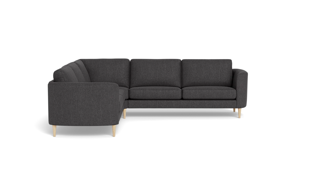 Symfoni 2018 hjørnesofa - armlæn 19 - Vila stof - Dark Grey