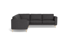 Symfoni 2018 hjørnesofa - armlæn 19 - Vila stof - Dark Grey