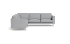 Symfoni 2018 hjørnesofa - armlæn 19 - Oakland stof - Light Grey