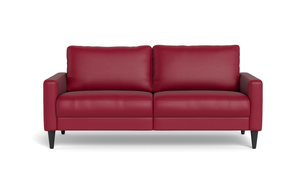 Stamford 2543 2,5 pers. sofa - Semianilin/spalt læder - Red