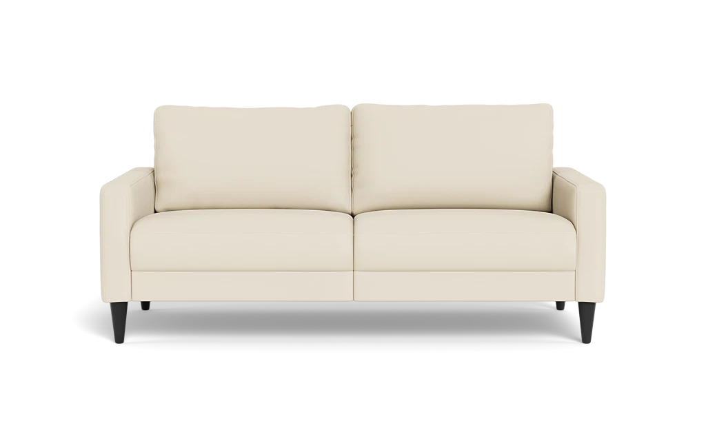 Stamford 2543 2,5 pers. sofa - Madras/skai læder - White