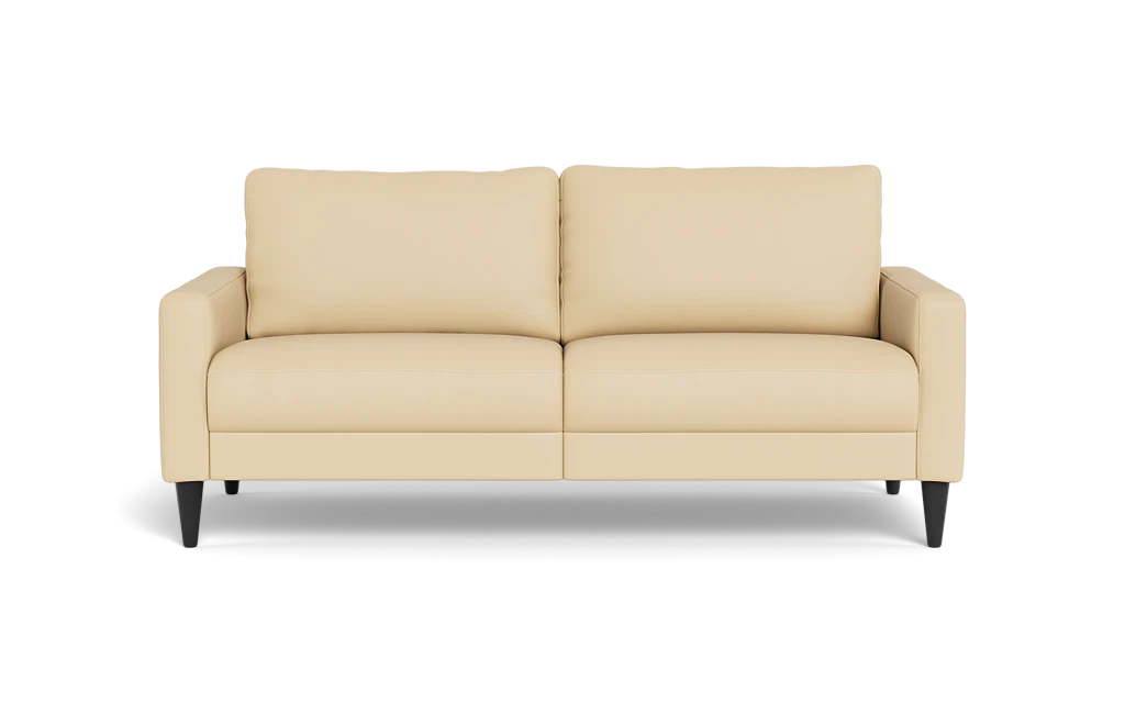 Stamford 2543 2,5 pers. sofa - Semianilin/spalt læder - Sand