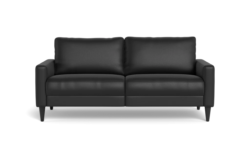 Stamford 2543 2,5 pers. sofa - Semianilin/spalt læder - Black