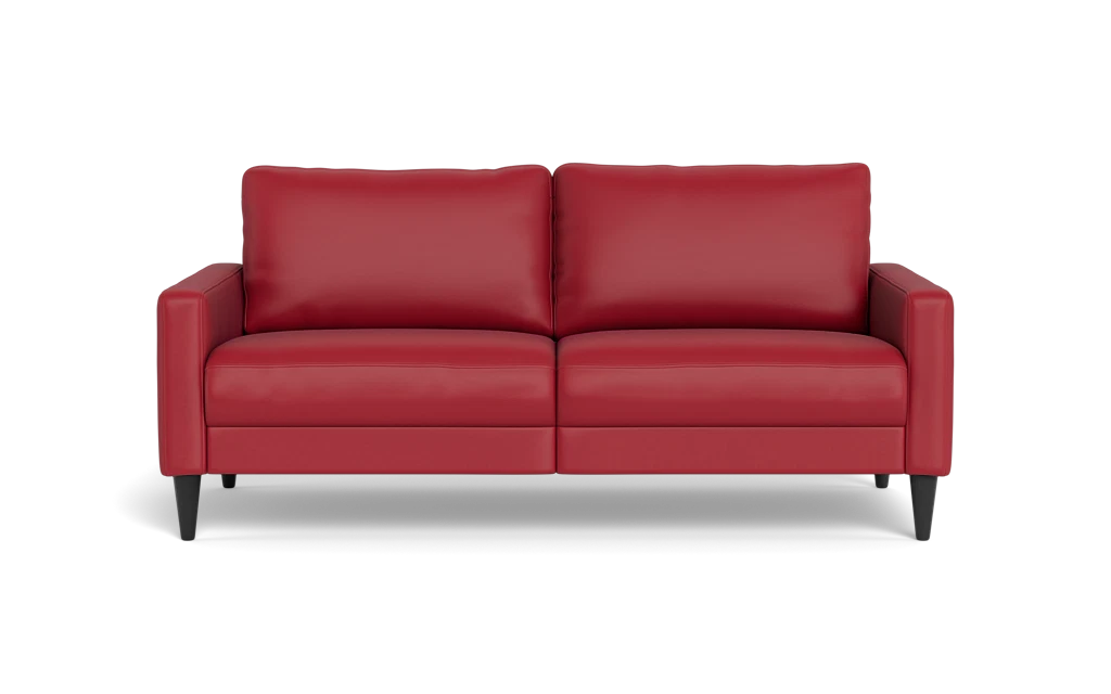 Stamford 2543 2,5 pers. sofa - Madras/skai læder - Red