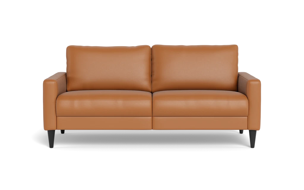 Stamford 2543 2,5 pers. sofa - Semianilin/spalt læder - Light Cognac