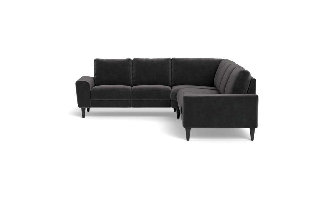 Stamford 2600 hjørnesofa - Adore velour - Anthracite - Højrevendt