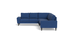 Stamford 2600 hjørnesofa - Lido stof - Blue - Højrevendt