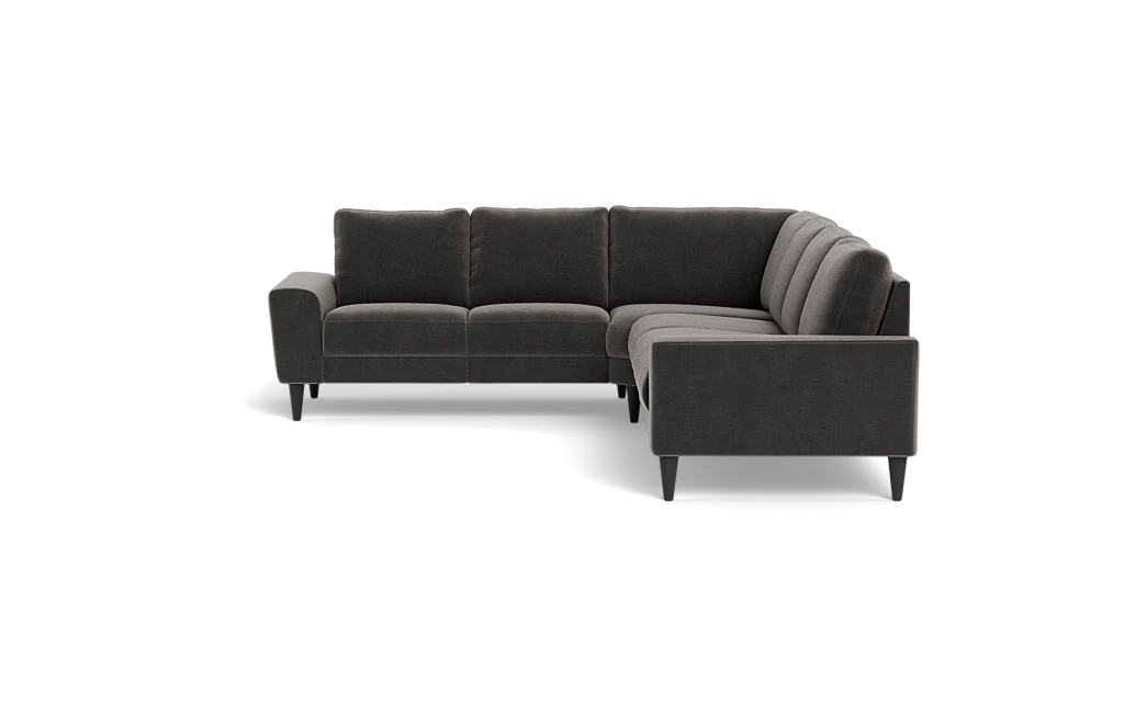 Stamford 2600 hjørnesofa - Adore velour - Dark Grey - Højrevendt