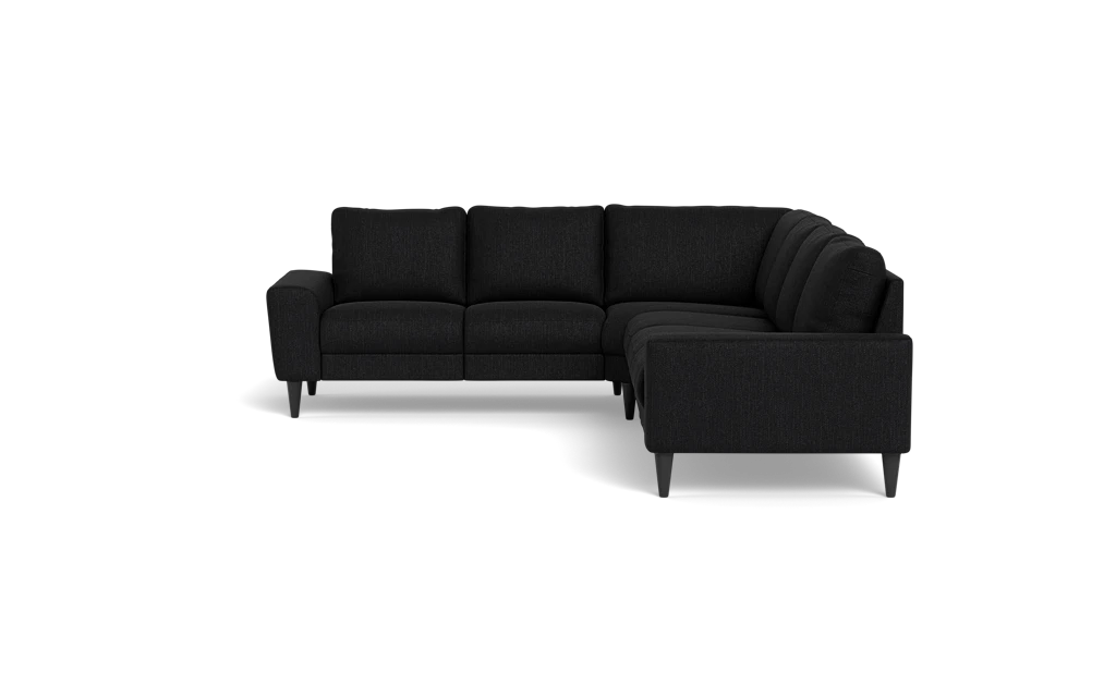 Stamford 2600 hjørnesofa - Vila stof - Black - Venstrevendt