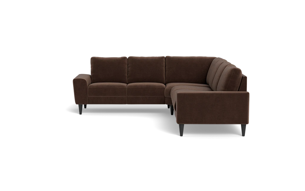 Stamford 2600 hjørnesofa - Adore velour - Coffee - Højrevendt