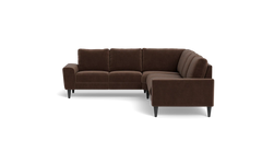 Stamford 2600 hjørnesofa - Adore velour - Coffee - Højrevendt