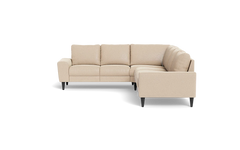Stamford 2600 hjørnesofa - Bloq stof - Beige - Højrevendt