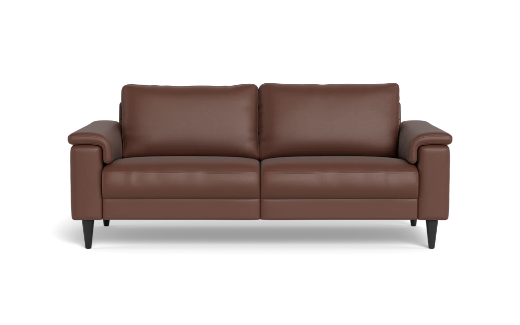 Stamford 2601 3 pers. sofa - Semianilin/spalt læder - Marrone