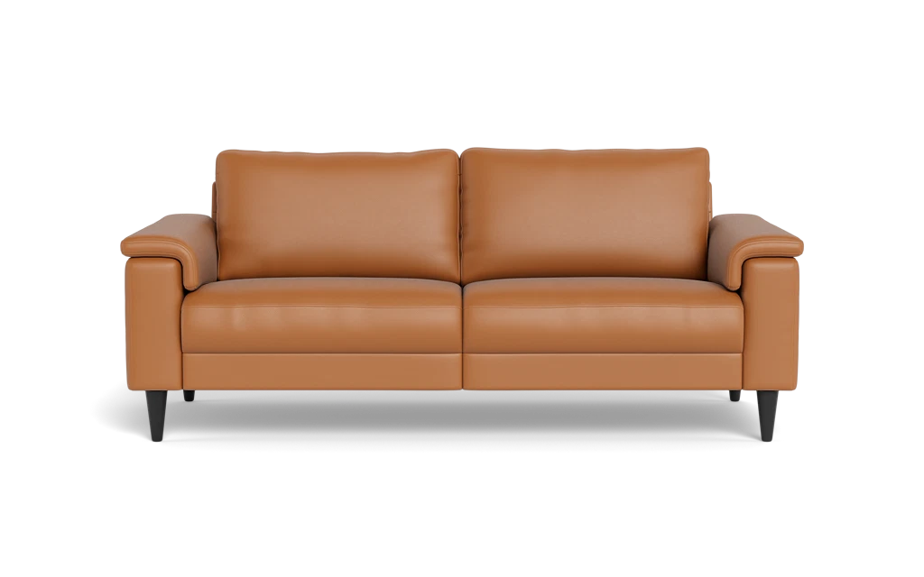 Stamford 2601 3 pers. sofa - Semianilin/spalt læder - Light Cognac