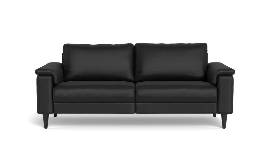 Stamford 2601 3 pers. sofa - Madras/skai læder - Black