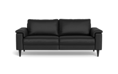 Stamford 2601 3 pers. sofa - Madras/skai læder - Black