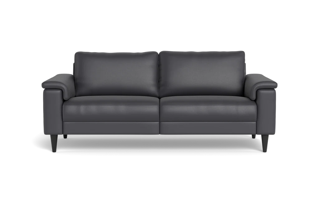 Stamford 2601 3 pers. sofa - Semianilin/spalt læder - Anthracite