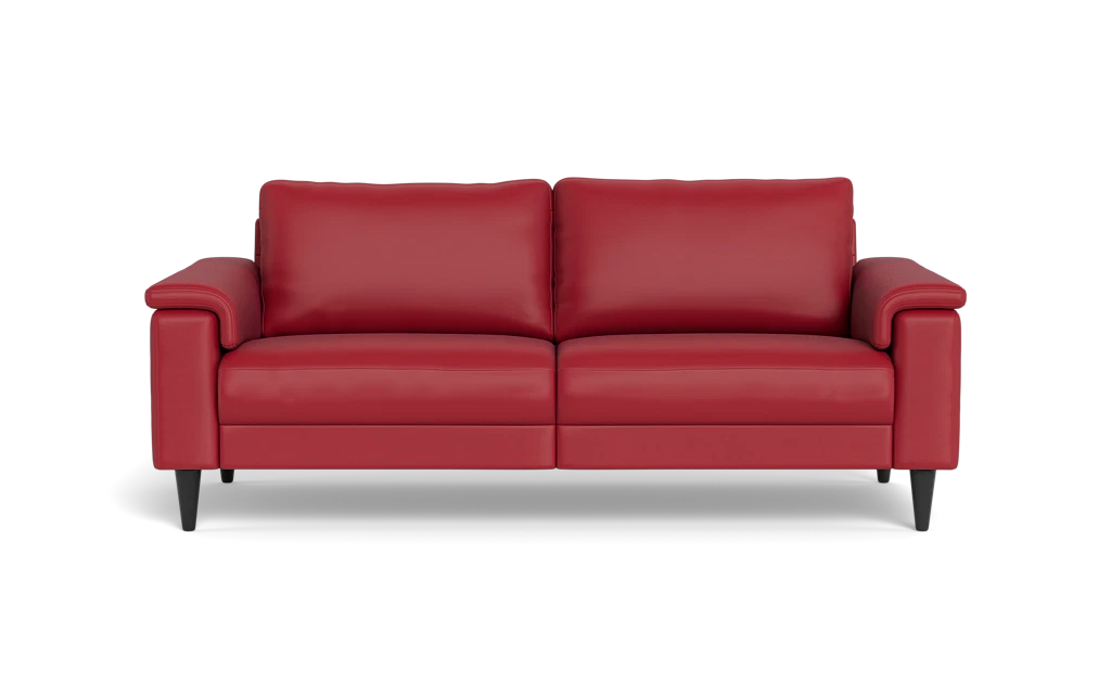 Stamford 2601 3 pers. sofa - Madras/skai læder - Red
