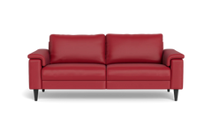 Stamford 2601 3 pers. sofa - Madras/skai læder - Red