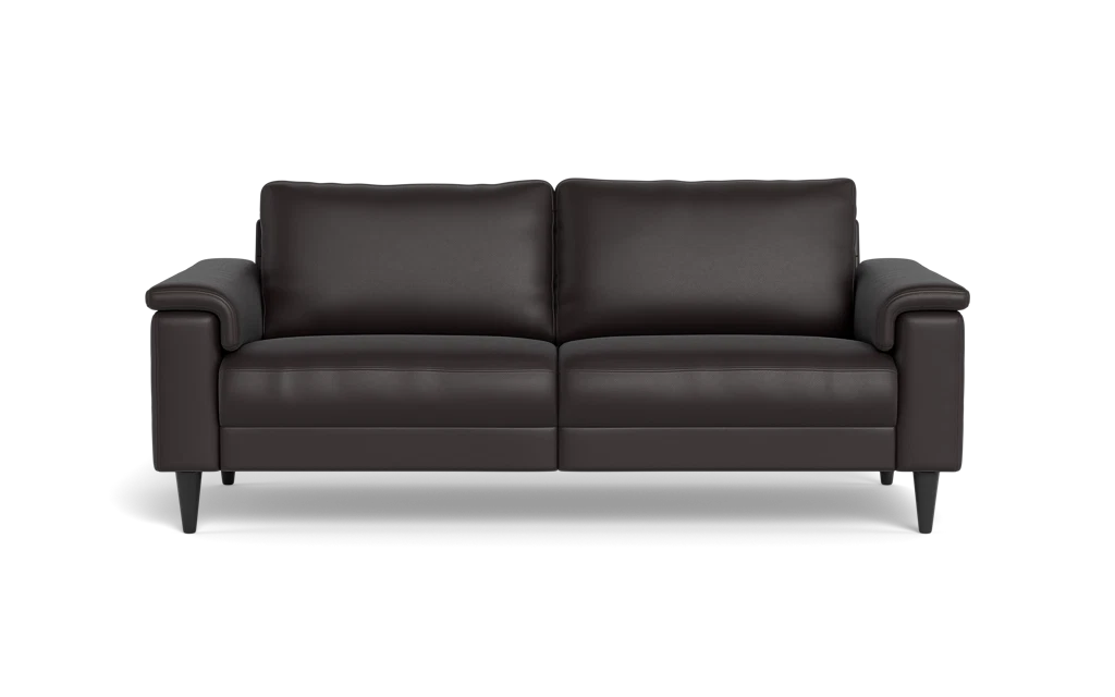 Stamford 2601 3 pers. sofa - Semianilin/spalt læder - Dark Brown
