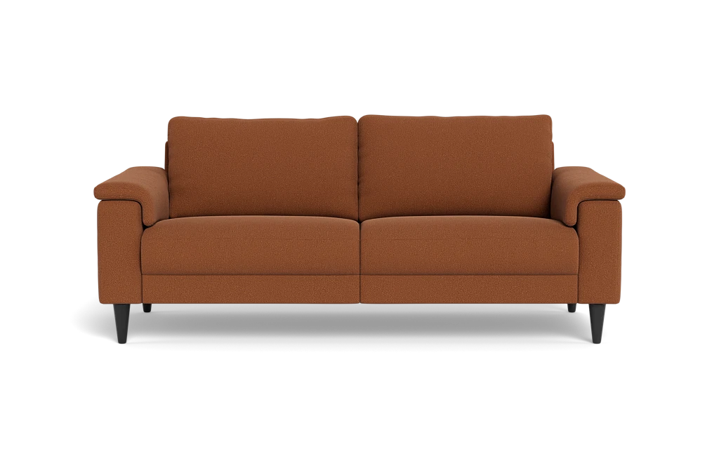 Stamford 2601 3 pers. sofa - Bloq stof - Cognac