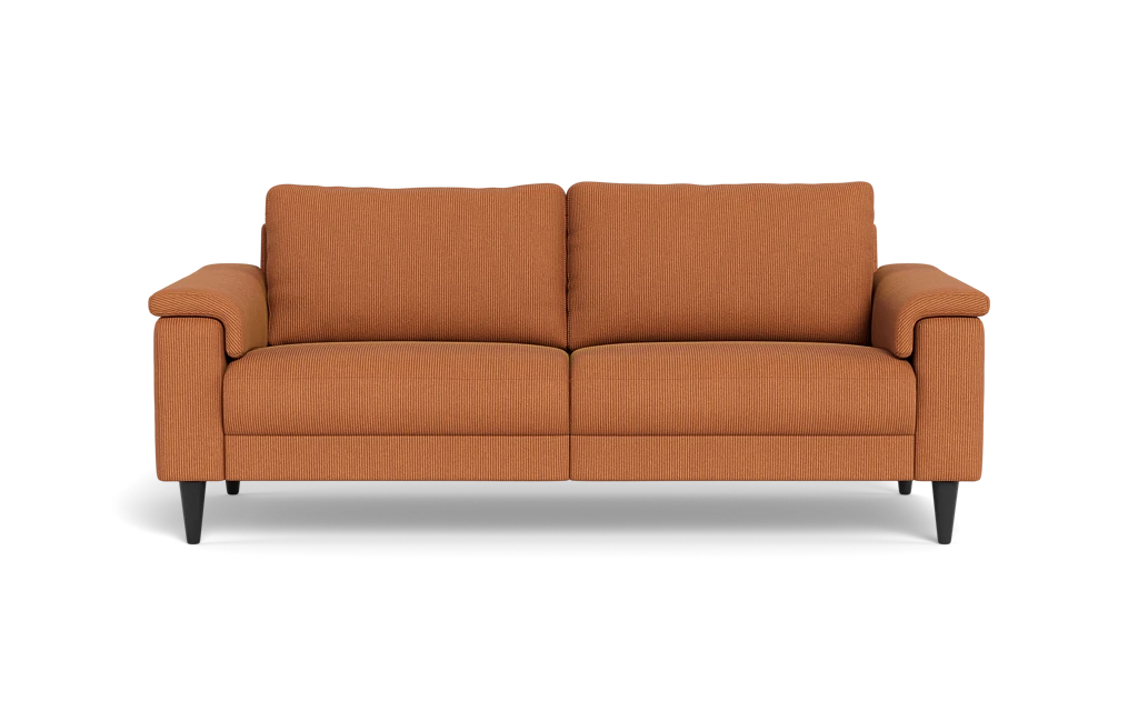 Stamford 2601 3 pers. sofa - Rebel stof - Cognac
