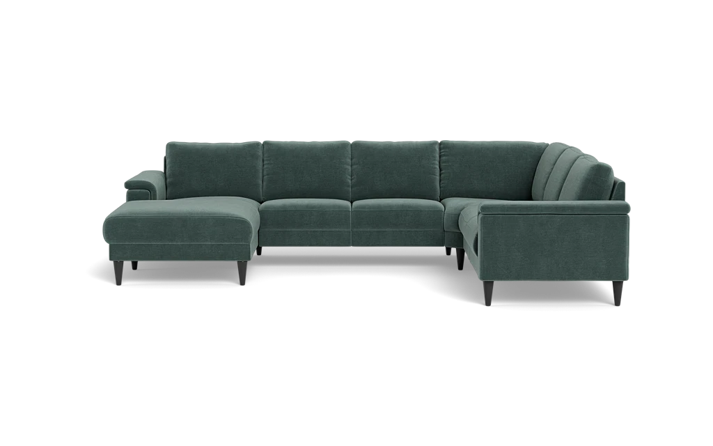 Stamford 2601 hjørnesofa med chaiselong - Adore velour - Niagara - Venstrevendt