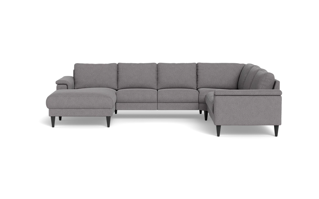 Stamford 2601 hjørnesofa med chaiselong - Montana stof - Grey - Venstrevendt