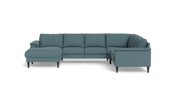 Stamford 2601 hjørnesofa med chaiselong - Montana stof - Blue - Venstrevendt