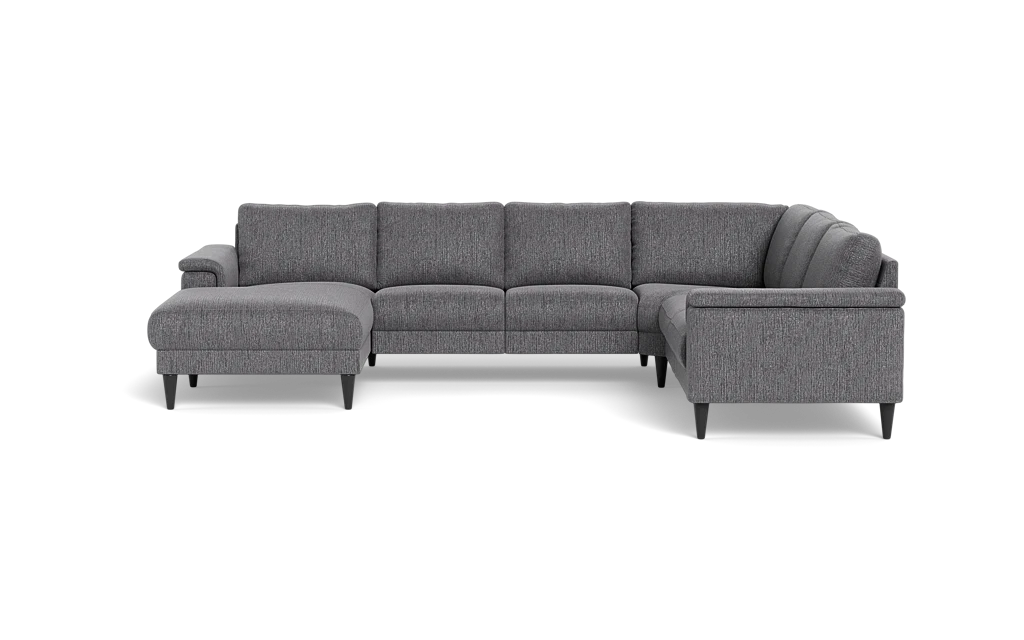 Stamford 2601 hjørnesofa med chaiselong - Fusion stof - Antracite - Venstrevendt