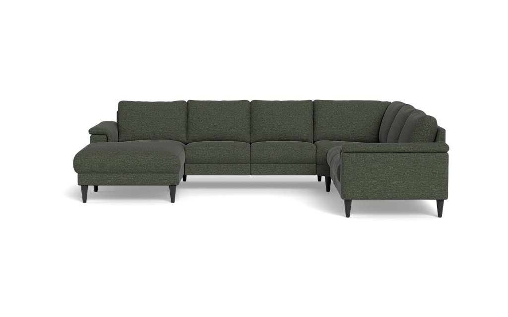 Stamford 2601 hjørnesofa med chaiselong - City stof - Green - Venstrevendt