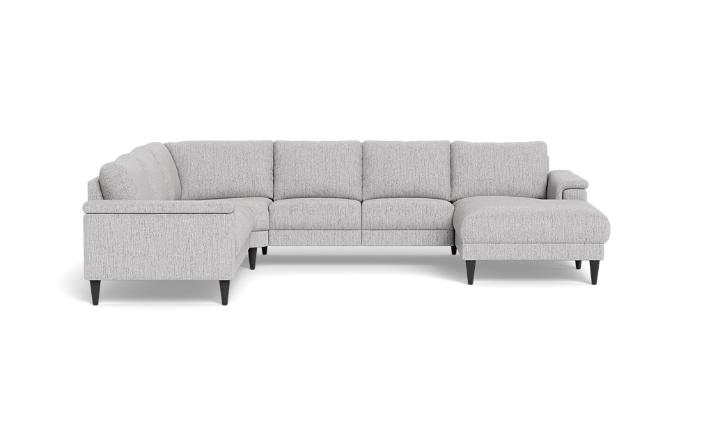 Stamford 2601 hjørnesofa med chaiselong - Fusion stof - Steel - Højrevendt
