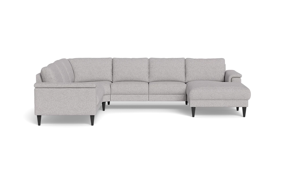 Stamford 2601 hjørnesofa med chaiselong - Chronotex stof - Dolphin - Højrevendt