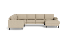 Stamford 2601 hjørnesofa med chaiselong - Brego stof - Beige - Højrevendt