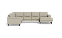Stamford 2601 hjørnesofa med chaiselong - Idaho stof - Beige - Højrevendt