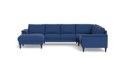 Stamford 2601 hjørnesofa med chaiselong - Lido stof - Blue - Venstrevendt