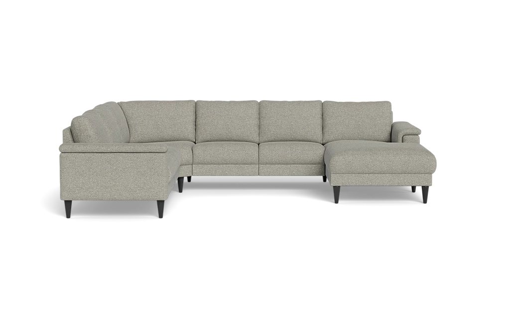 Stamford 2601 hjørnesofa med chaiselong - Chronotex stof - Clay - Højrevendt