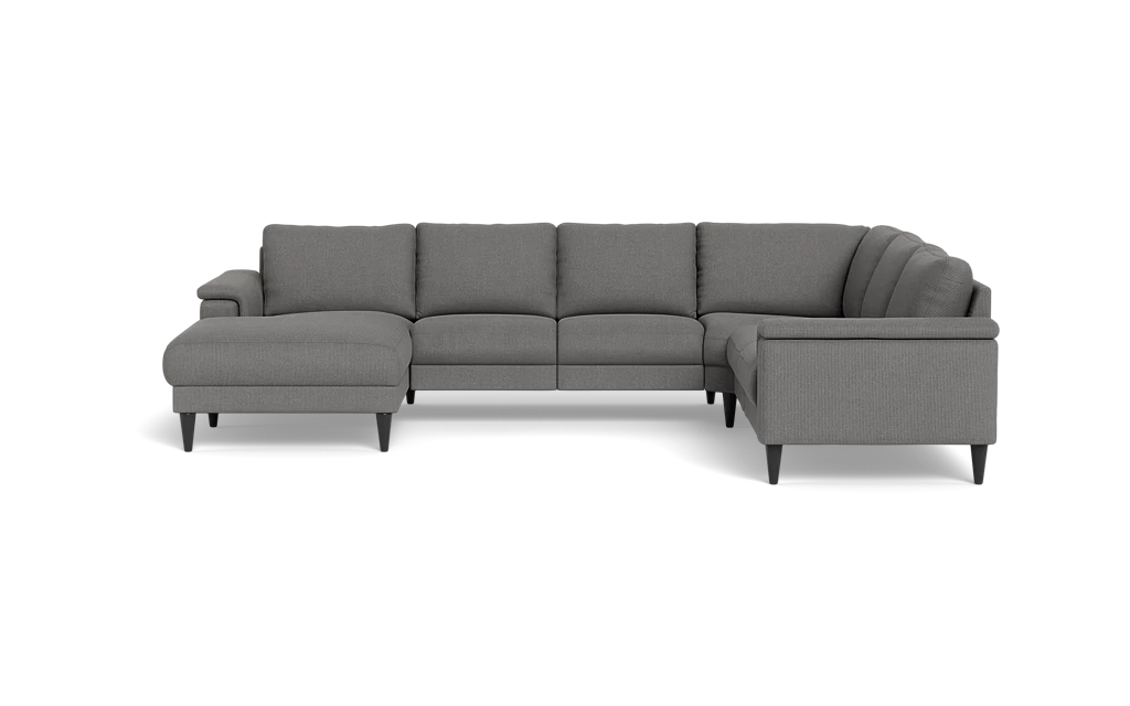 Stamford 2601 hjørnesofa med chaiselong - Rebel stof - Anthracite - Venstrevendt